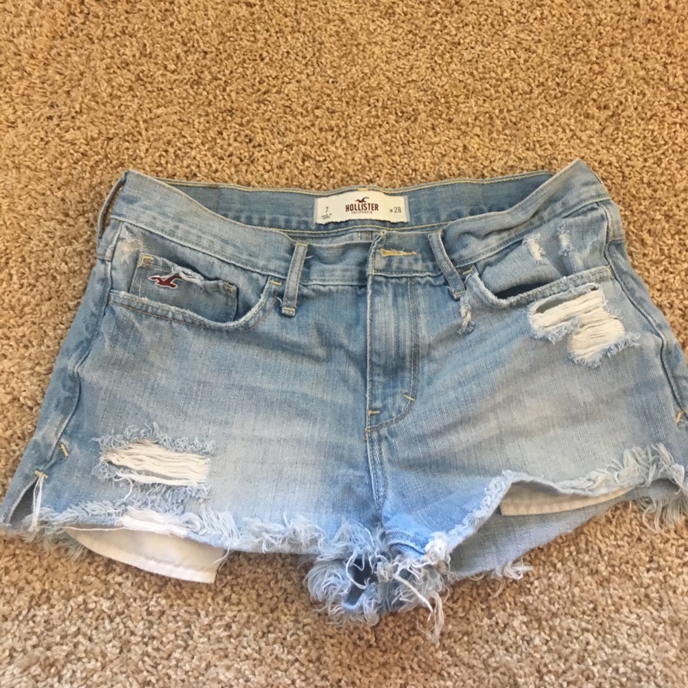 Hollister jean shorts